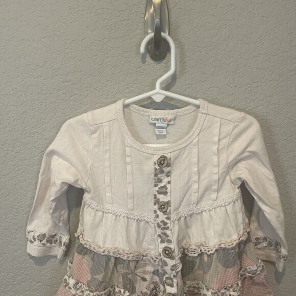 Naartjie Kids Girls Dress 12-18 Months pink long sleeve boho multicolor - Picture 5 of 9